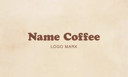 背景がナチュラルな古紙やヴィンテージ生地のカフェ喫茶店のおしゃれなカフェポイントカードCSC-002S