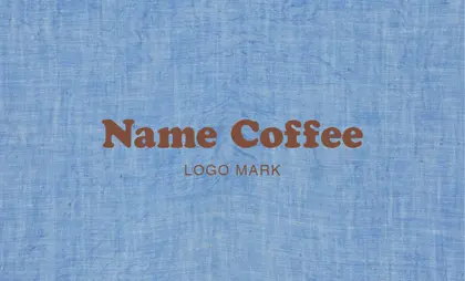 背景がナチュラルな古紙やヴィンテージ生地のカフェ喫茶店のおしゃれなカフェポイントカードCSC-002X