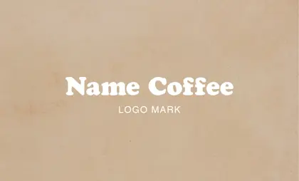 背景がナチュラルな古紙やヴィンテージ生地のカフェ喫茶店のおしゃれなカフェポイントカードCSC-002C