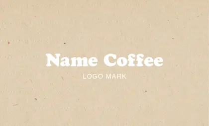 背景がナチュラルな古紙やヴィンテージ生地のカフェ喫茶店のおしゃれなカフェポイントカードCSC-002D