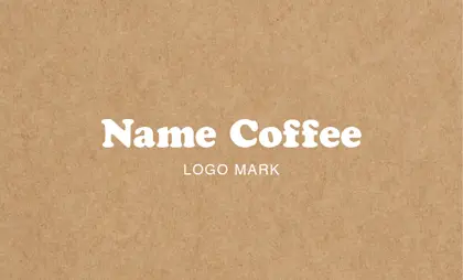 背景がナチュラルな古紙やヴィンテージ生地のカフェ喫茶店のおしゃれなカフェポイントカードCSC-002E